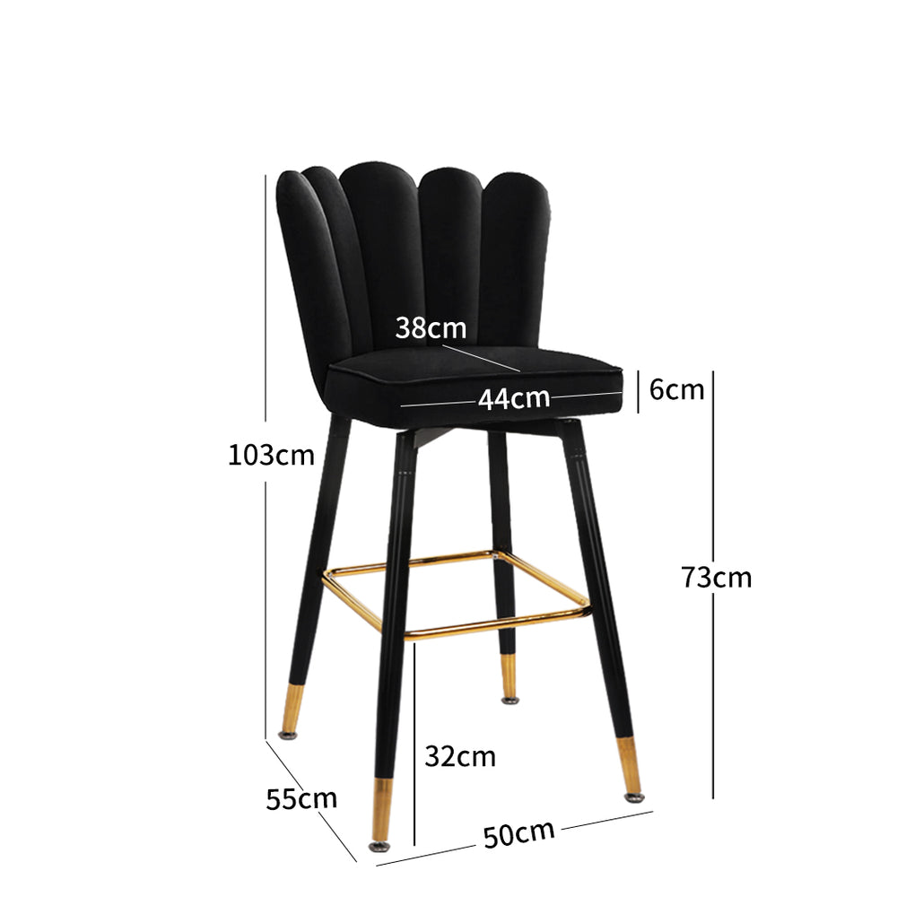 Levede 2x Bar Stools Kitchen Stool Chairs - Levede