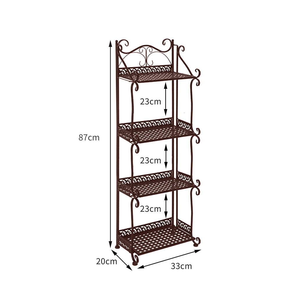 Levede Plant Stand 4 Tiers Outdoor Indoor - Levede