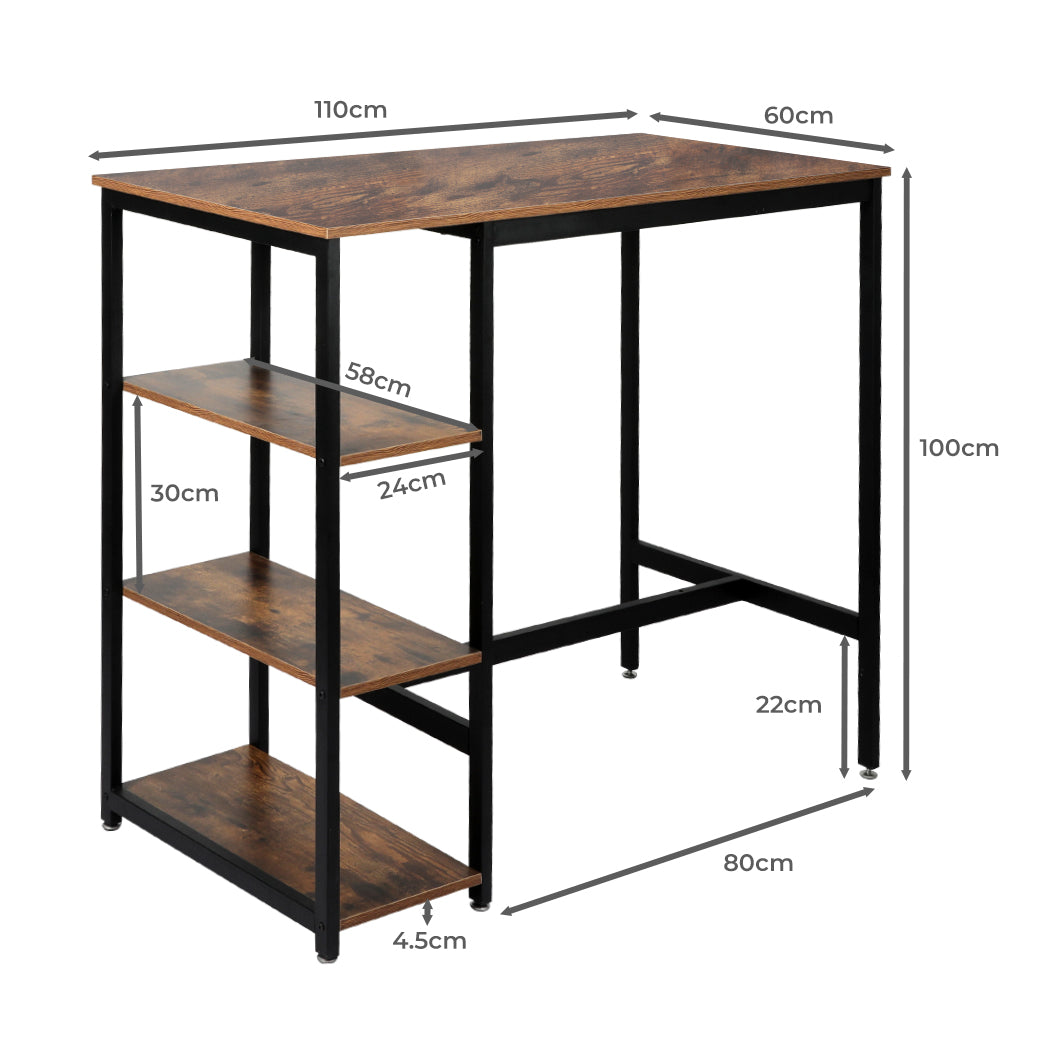 Levede High Bar Table Pub Industrial - Levede