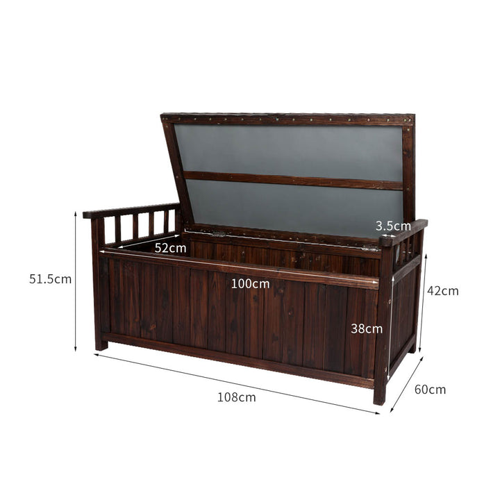 Levede Outdoor Storage Box Garden Bench - Levede