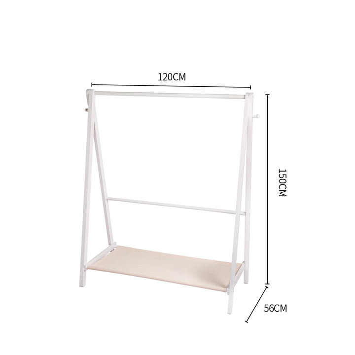 Levede Clothes Rack Wooden Wardrobe - Levede