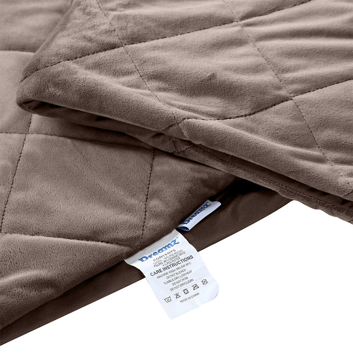 DreamZ 11KG Adults Size Anti Anxiety Weighted Blanket - Levede