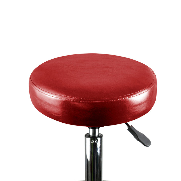 Levede Salon Stool Swivel Barber Stools Red-1843791304723664899