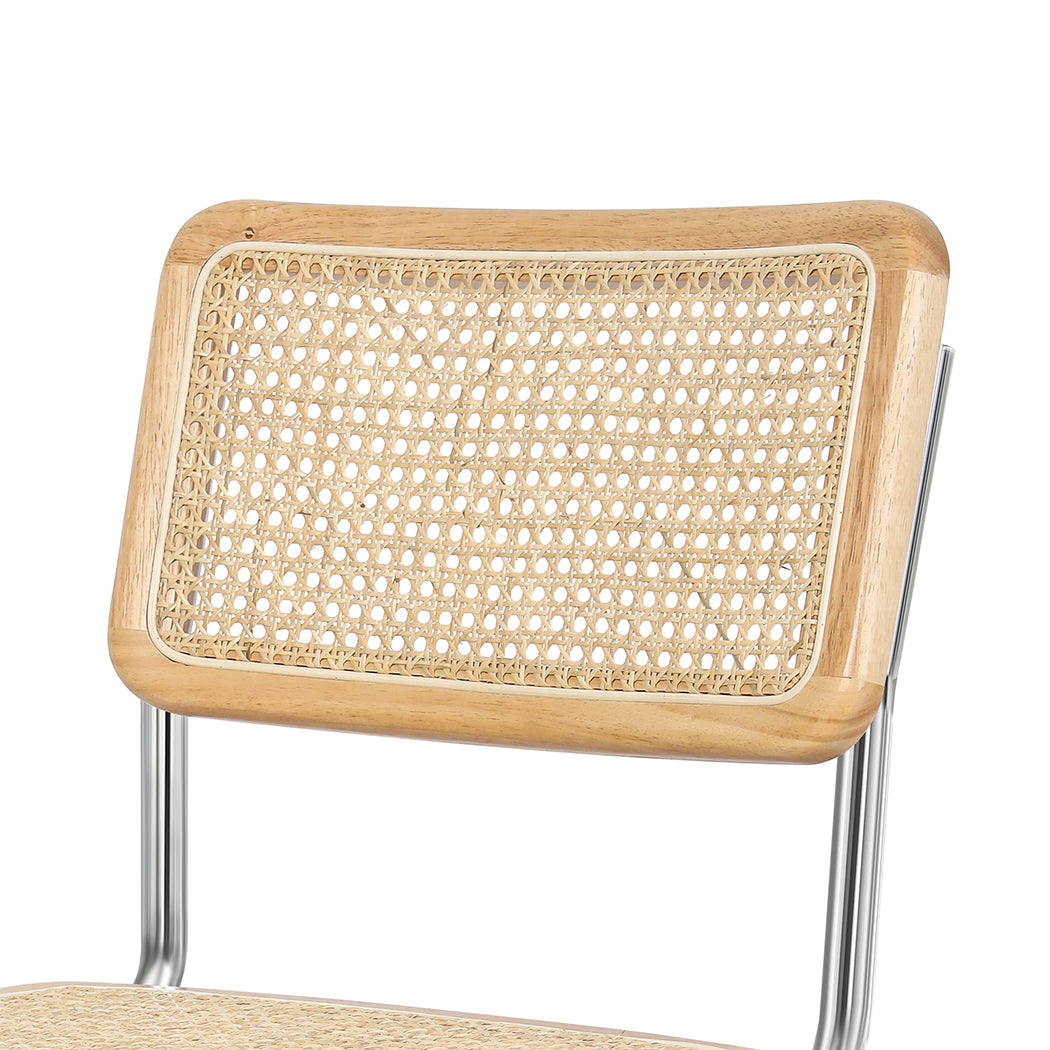 2x Rattan Chair Dining Chairs