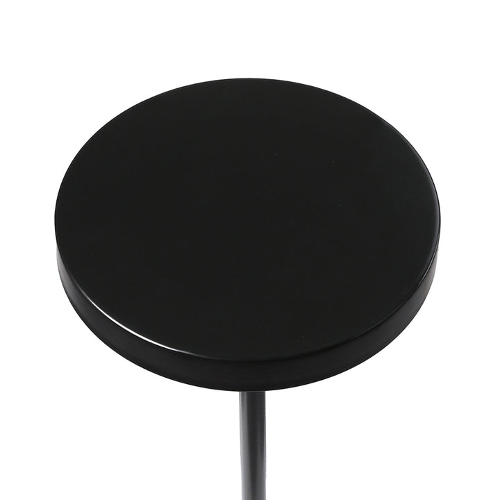 Side Table Round Tabletop Small Lightweight - Levede