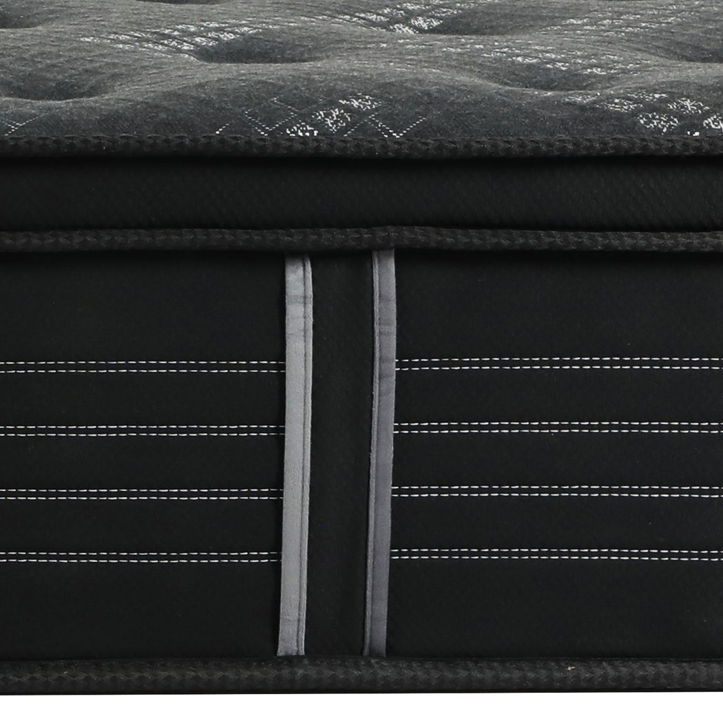 Spring Mattress Bed Pocket Egg Crate Foam Medium Firm Single Size 34cm