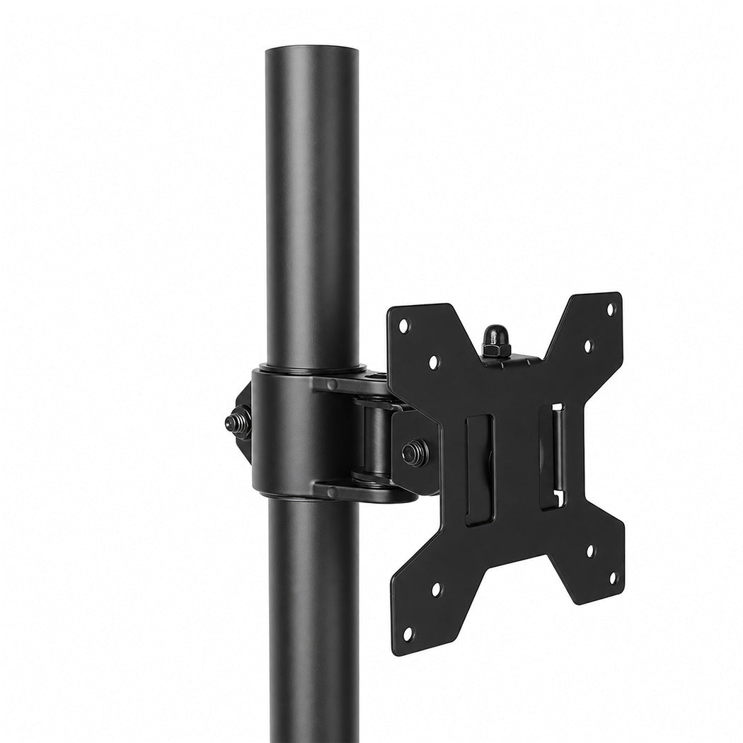 Dual Monitor Arm Adjustable Stand Mount For 13-34 Inch Office Black