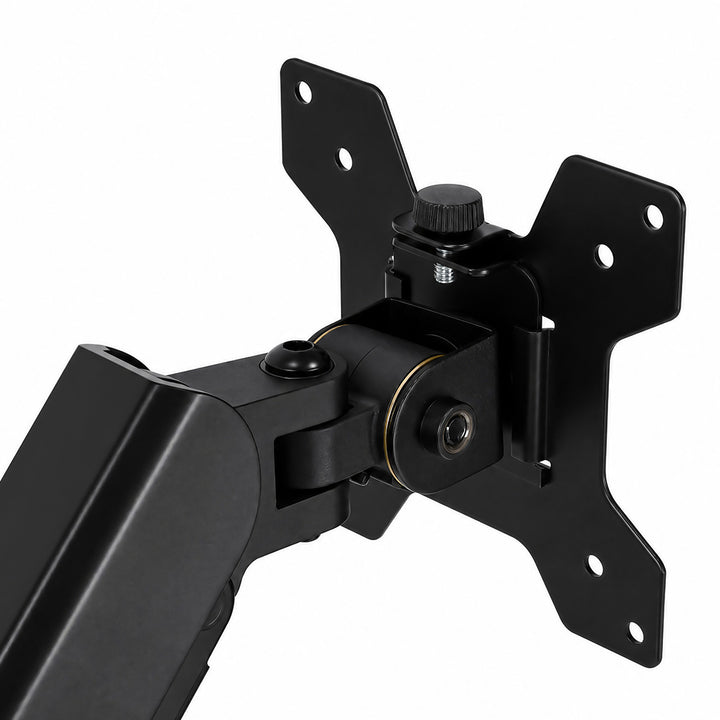 Single Monitor Arm Adjustable 2-Way Desk Mount Rotatable 13-32 inch Black