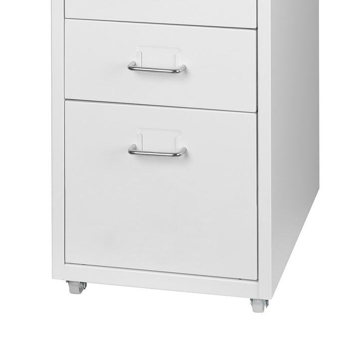 Levede 5 Drawer Office Cabinet Drawers White-1831592716337811459