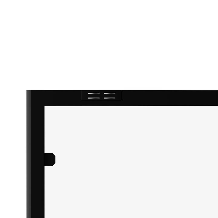 4 Tier Modern Glass Display Cabinet 2 Door