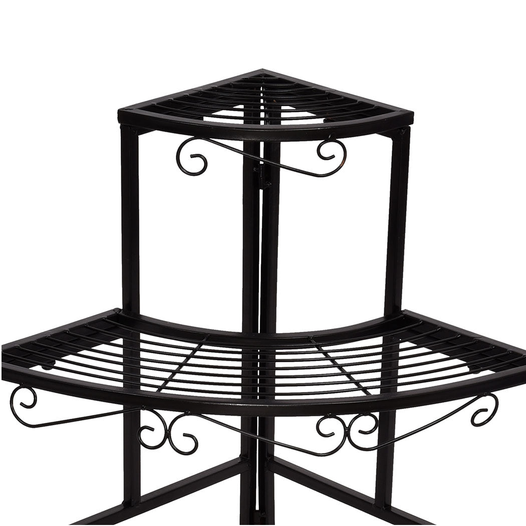 Levede Outdoor Indoor Metal Pot Plant Stand - Levede