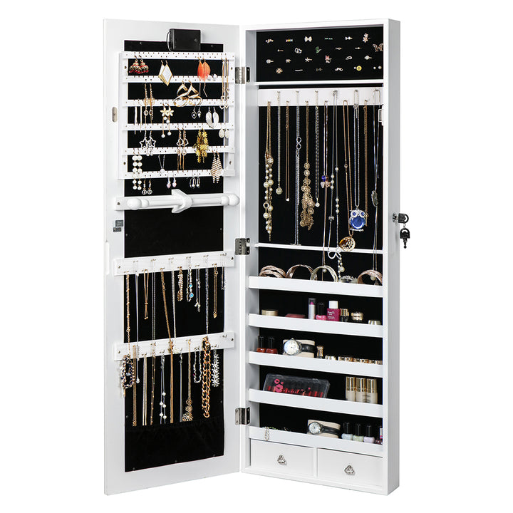 Levede Mirror Jewellery Cabinet Touch - Levede