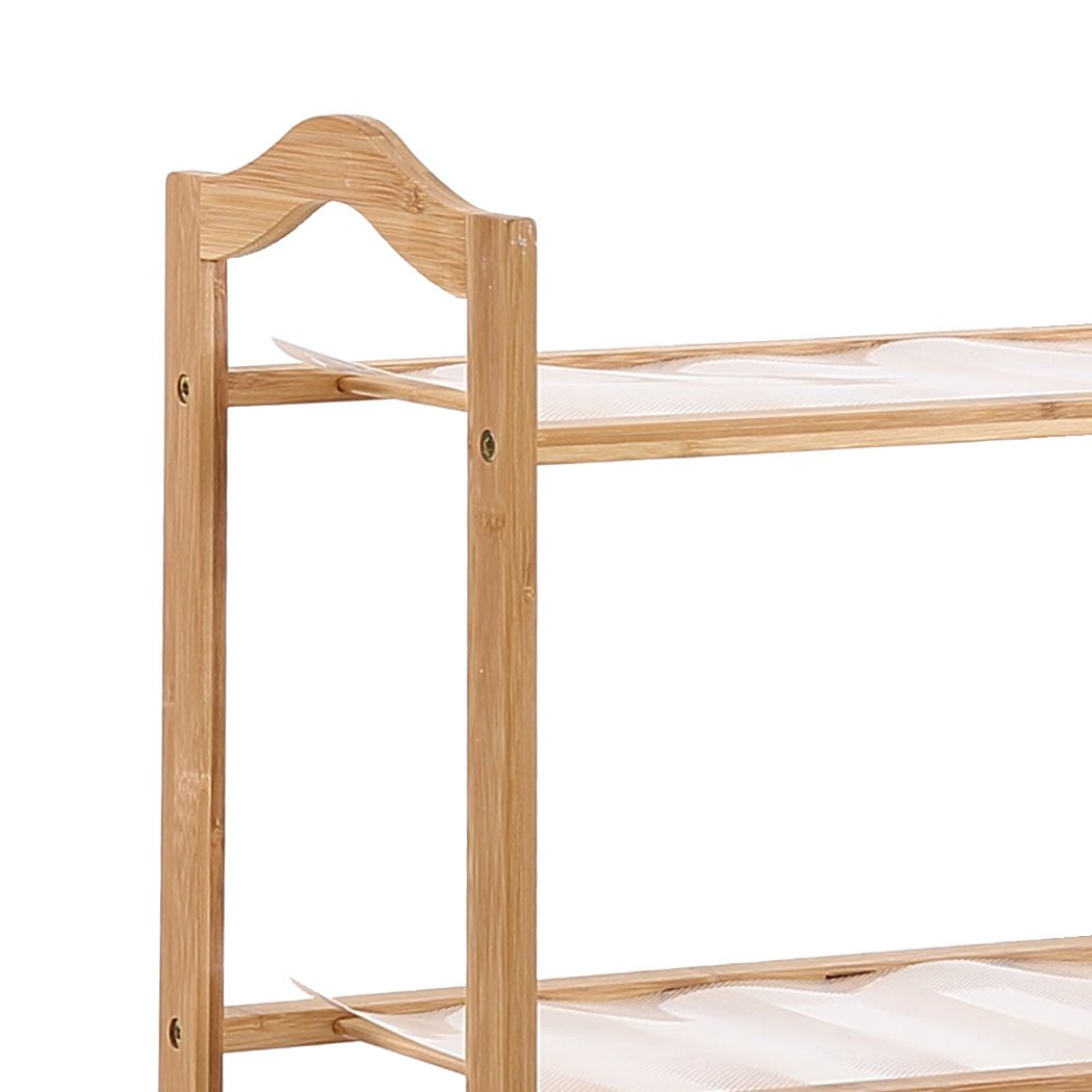 2x Levede 3 Tier Bamboo Shoe Rack - Levede