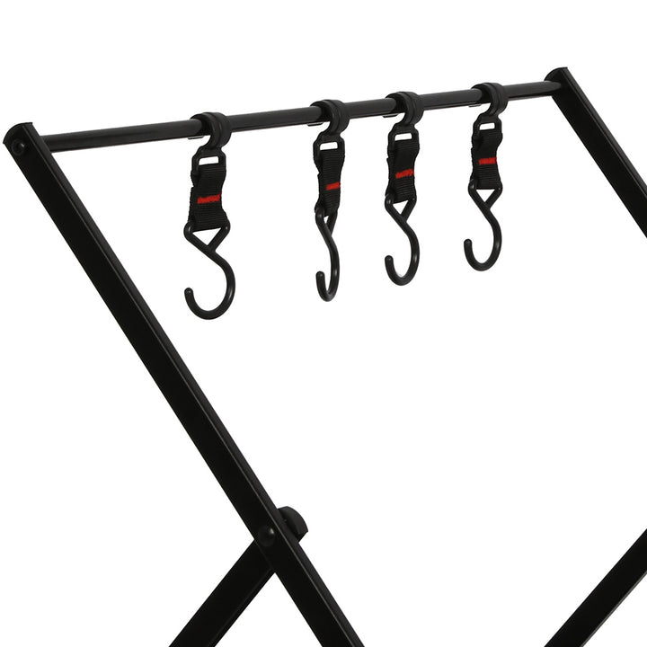Levede Foldable Camping Storage Shelves with Hooks - Levede