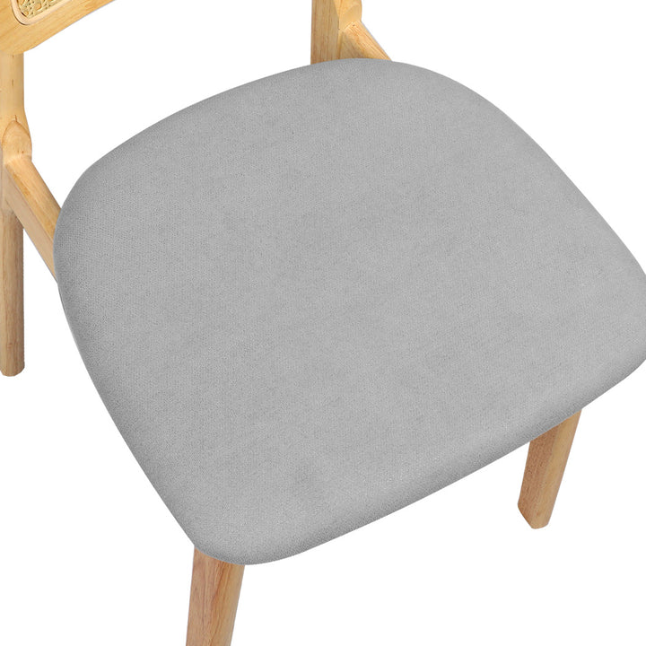 Levede Rattan Dining Chair – Wicker & Wood Frame