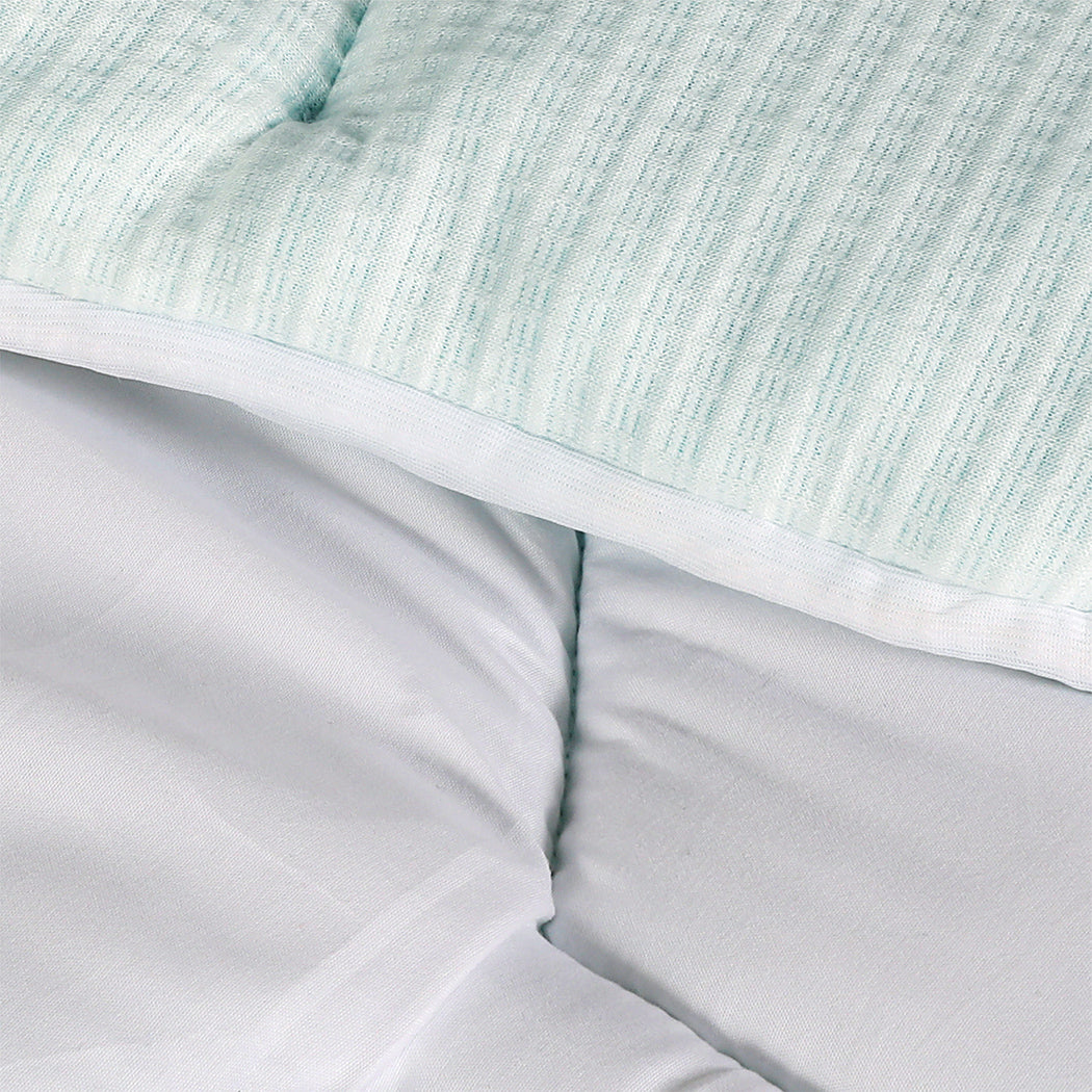 Mattress Topper Pillowtop Memory Foam Bamboo Cover Bed Protector Double