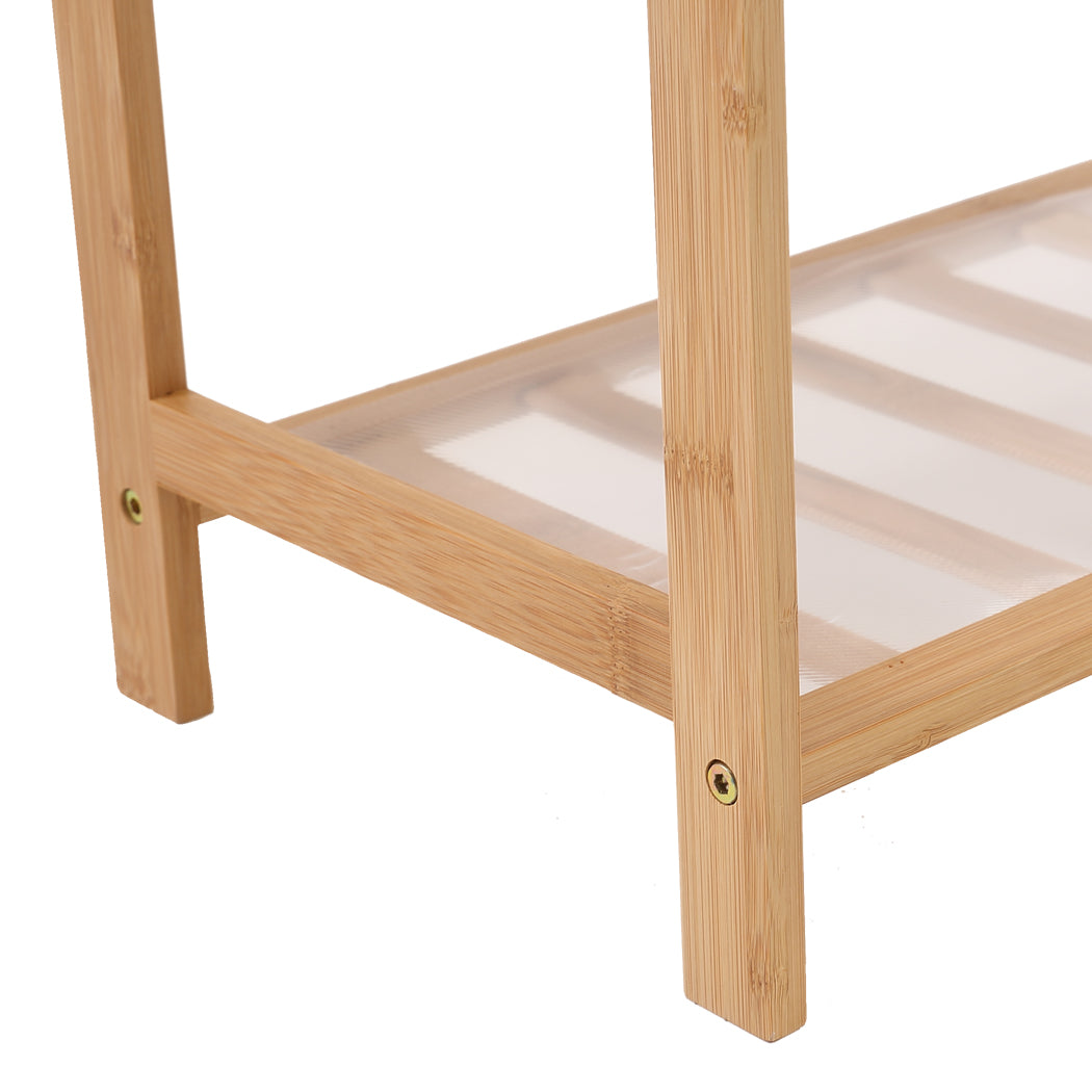 Bamboo Shoe Rack Storage Wooden