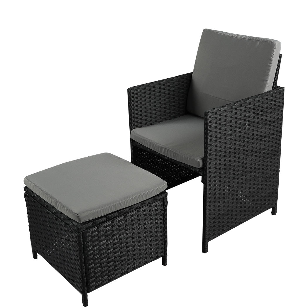 9PCS Outdoor Table Chair Set