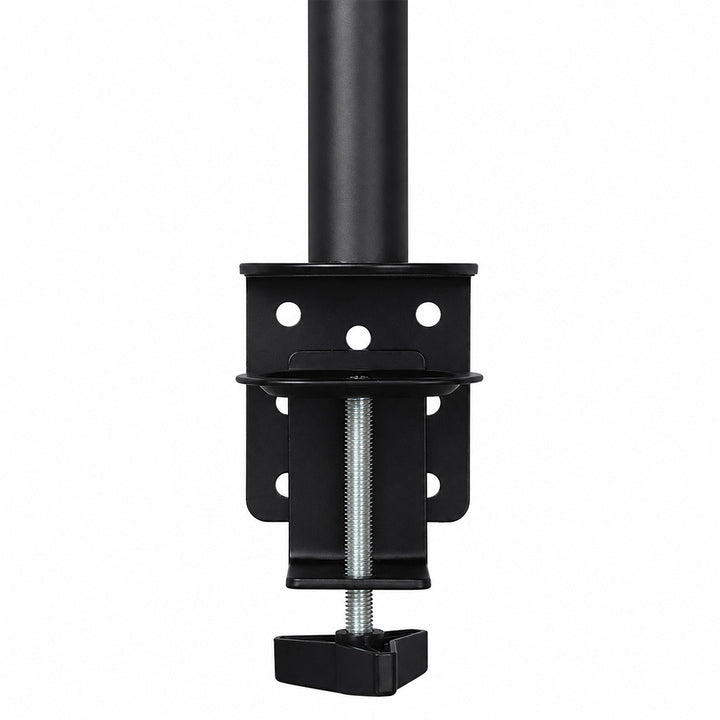 Dual Monitor Arm Adjustable Stand Mount For 13-34 Inch Office Black