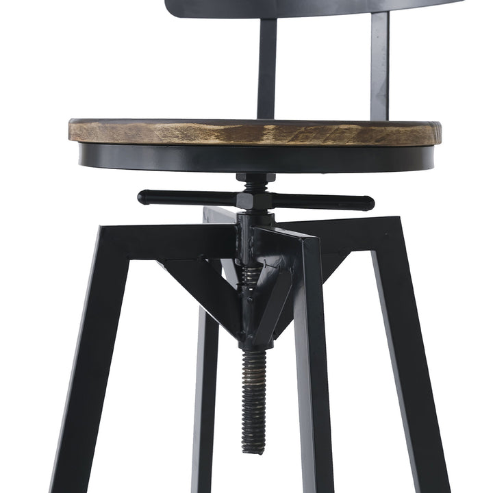 Levede 1x Bar Stool Industrial Adjustable - Levede