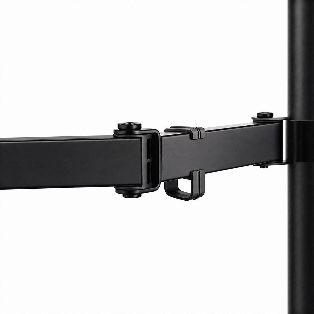 Single Monitor Arm Desk Mount for 13-32 Inch Height Adjustable Black