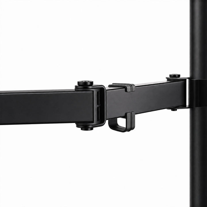 Single Monitor Arm Desk Mount for 13-32 Inch Height Adjustable Black
