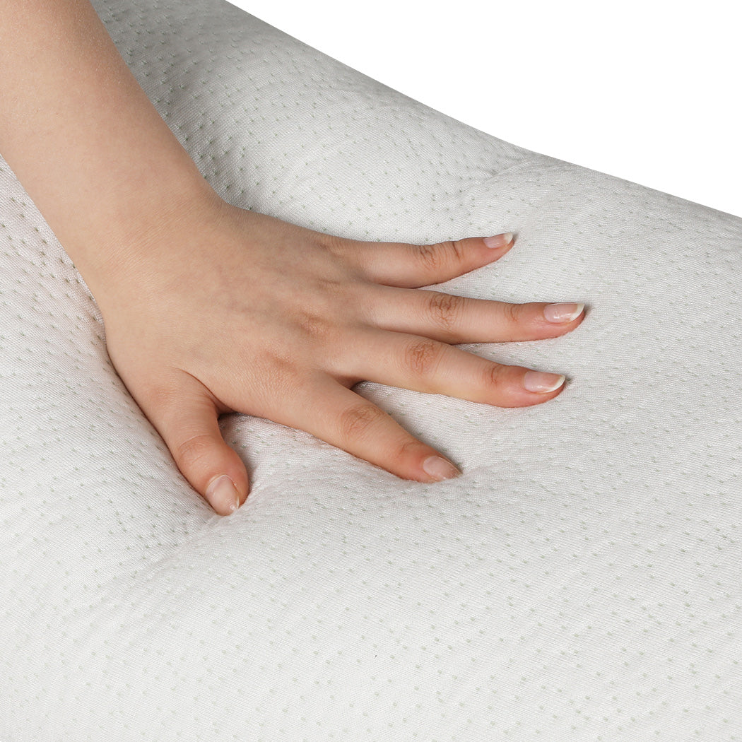 DreamZ Body Pillow Memory Foam Long - Levede