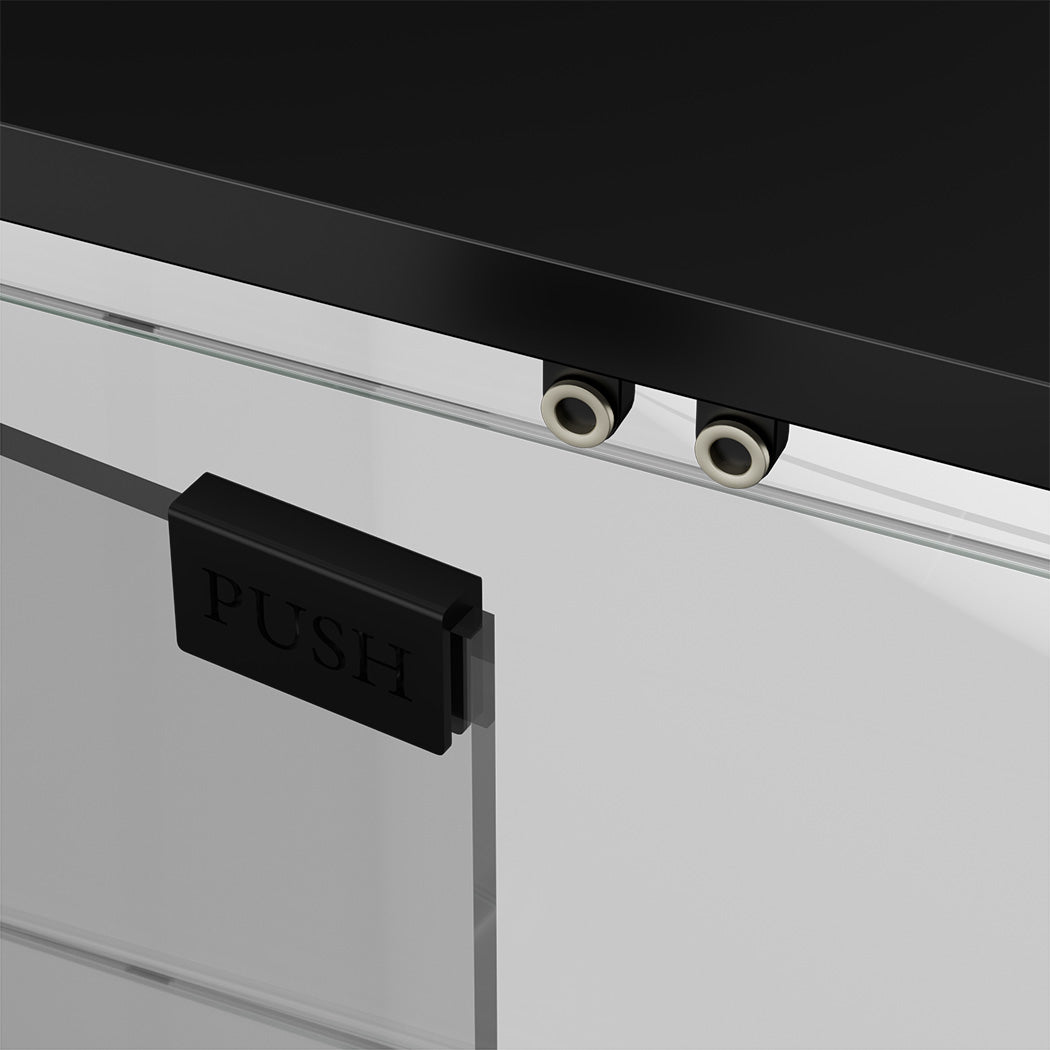 Tempered Glass LED Display Cabinet Steel Collections With RGB Light