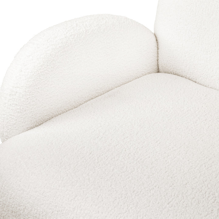 Levede Cloud Sofa 3 Seater Sherpa Fleece White-1848859465860911108