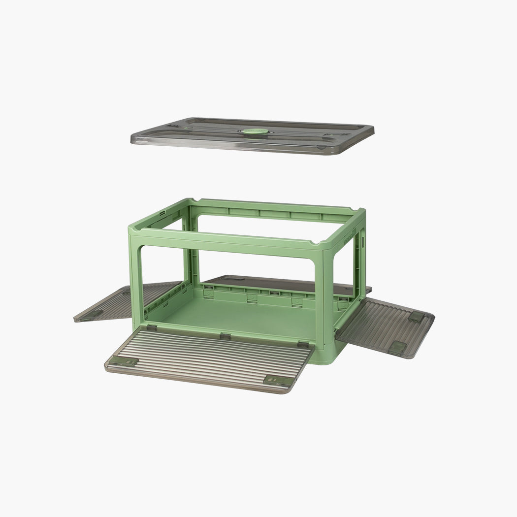 Storage Box Stackable Storage Container - Green