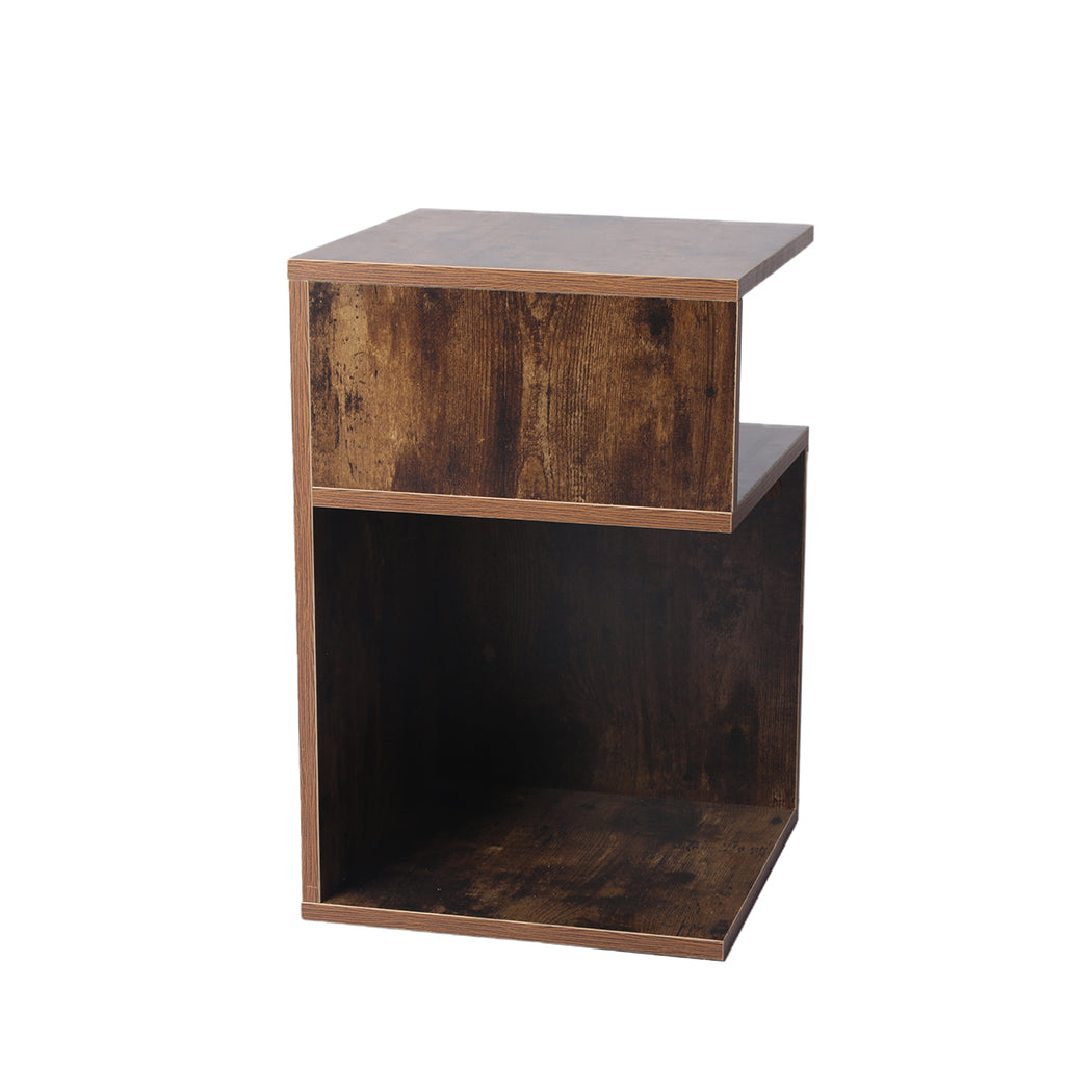 Levede Bedside Tables Drawers Side Table in Wood and Oak Finish - Levede