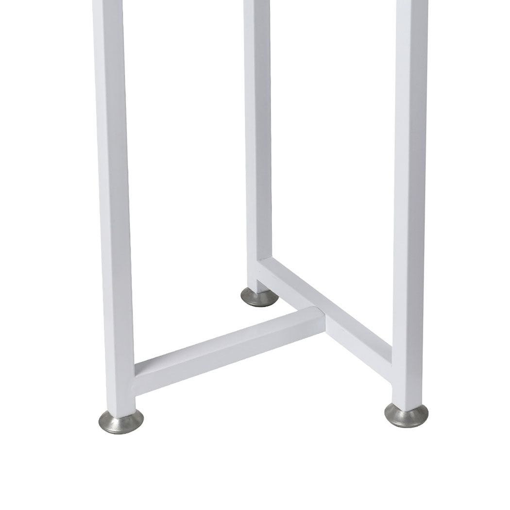 Levede Plant Stand Outdoor Indoor Flower White Large-1831592772163997700