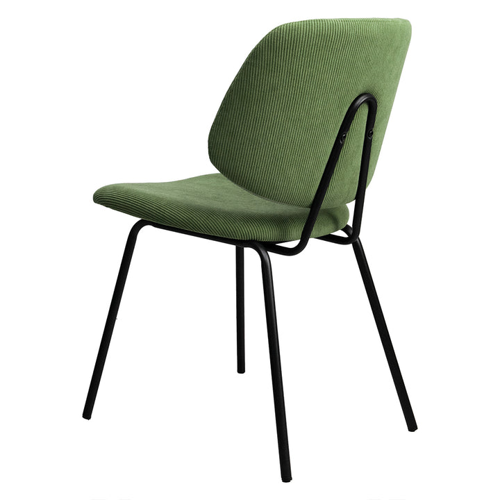 Levede 4x Dining Chairs Padded Seat Green - Levede