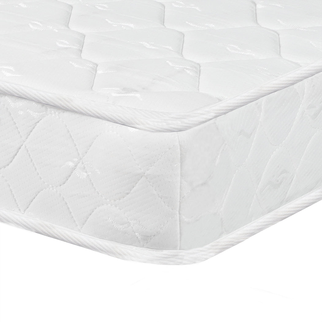 Dreamz Mattress Spring Coil Bonnell Bed Sleep Foam Medium Firm 13CM - Levede