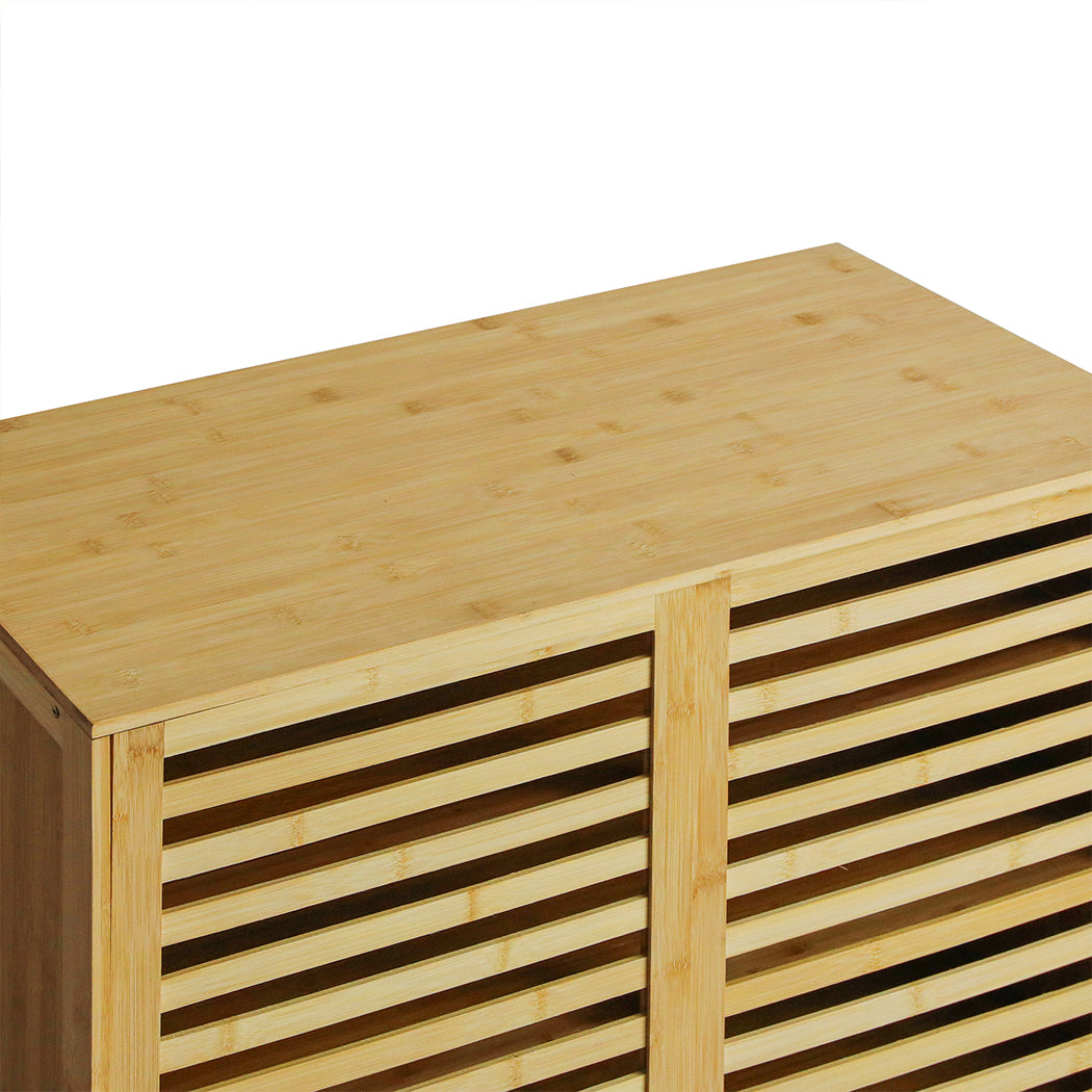 Levede Bamboo Storage Cabinet Freestanding Natural - Levede