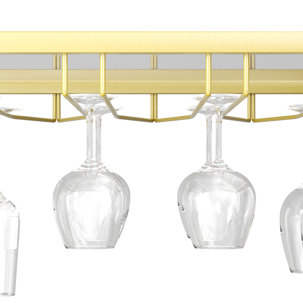 Levede Bar Cart Gold Drinks Serving Trolley 4 Tier - Levede