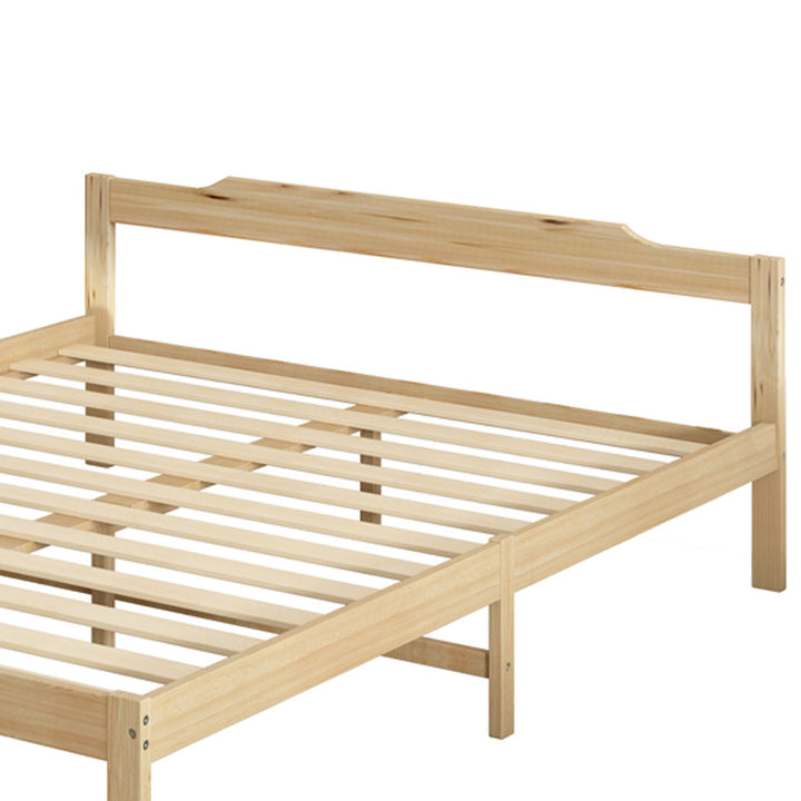 Levede Wooden Bed Frame Natural - Levede