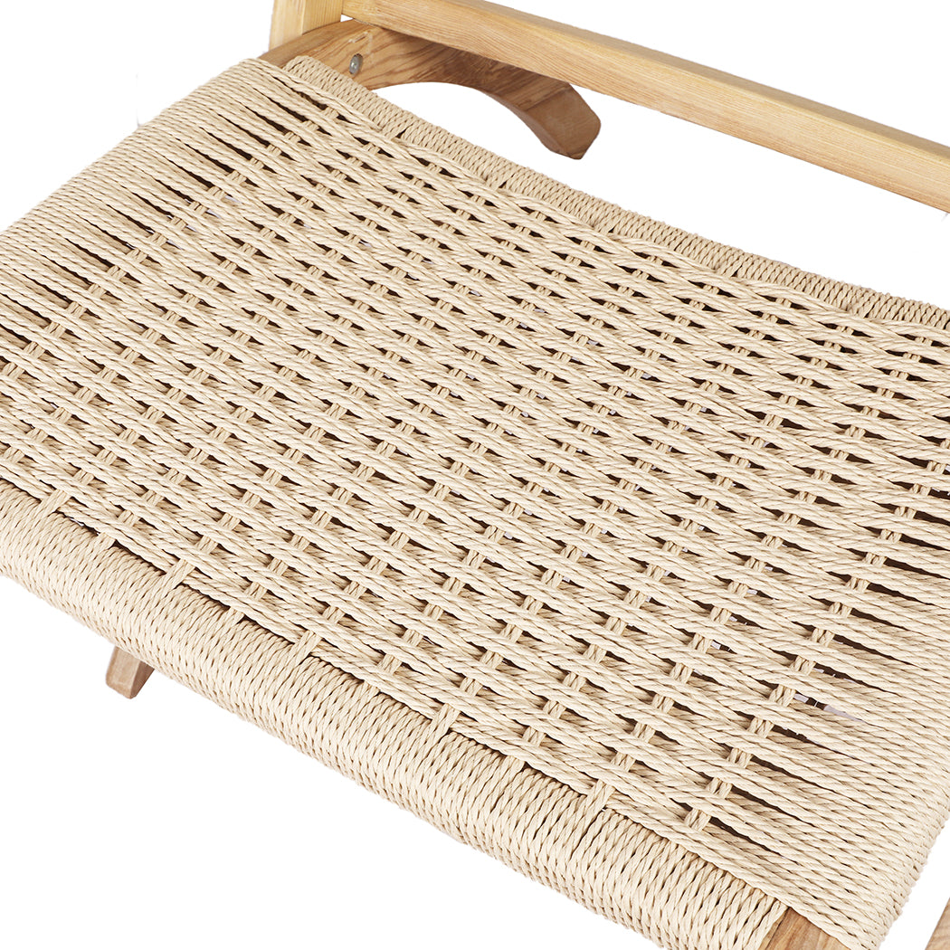 Levede Rattan Lounge Chair – Foldable Recliner