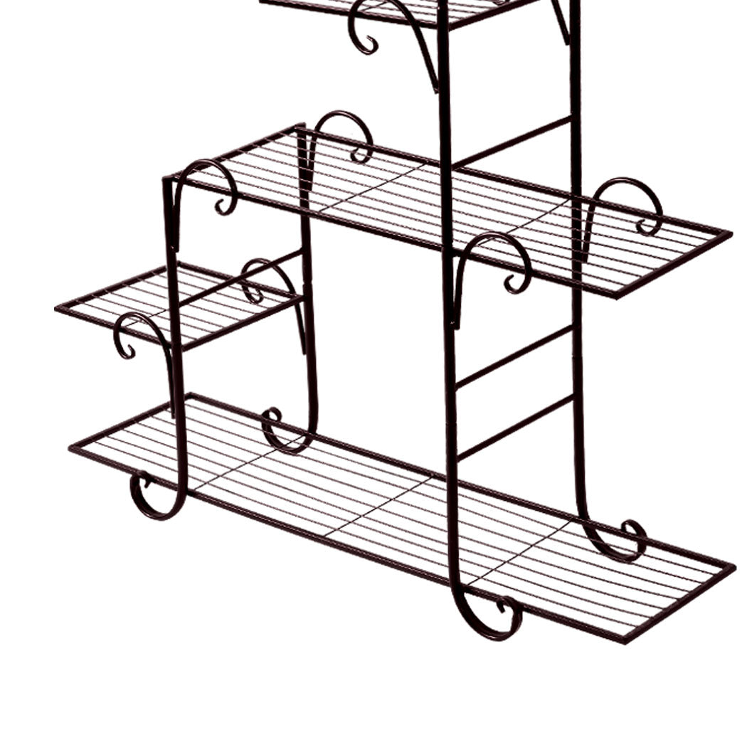 Levede 5 Tier Plant Stand Outdoor Indoor Metal - Levede