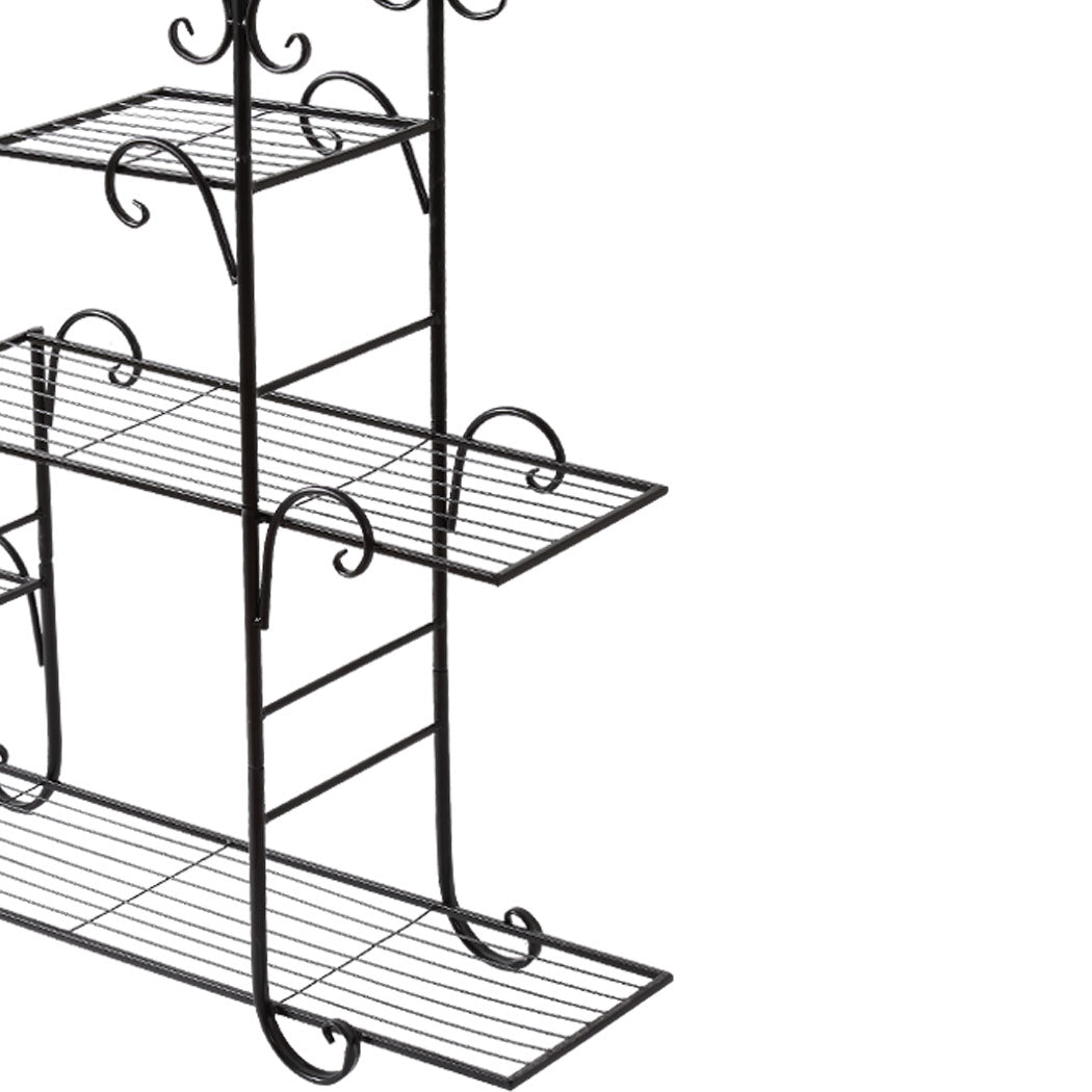 Levede 5 Tier Plant Stand Outdoor Indoor Metal - Levede