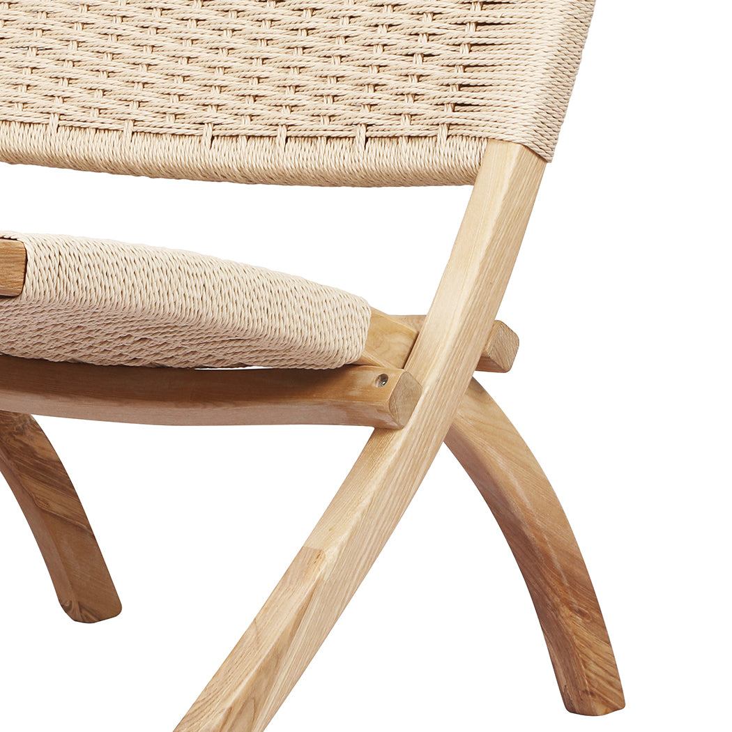 Levede Rattan Lounge Chair – Foldable Recliner