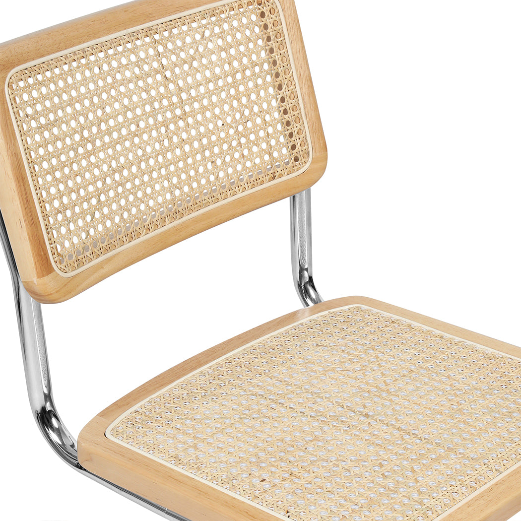 2x Rattan Chair Dining Chairs