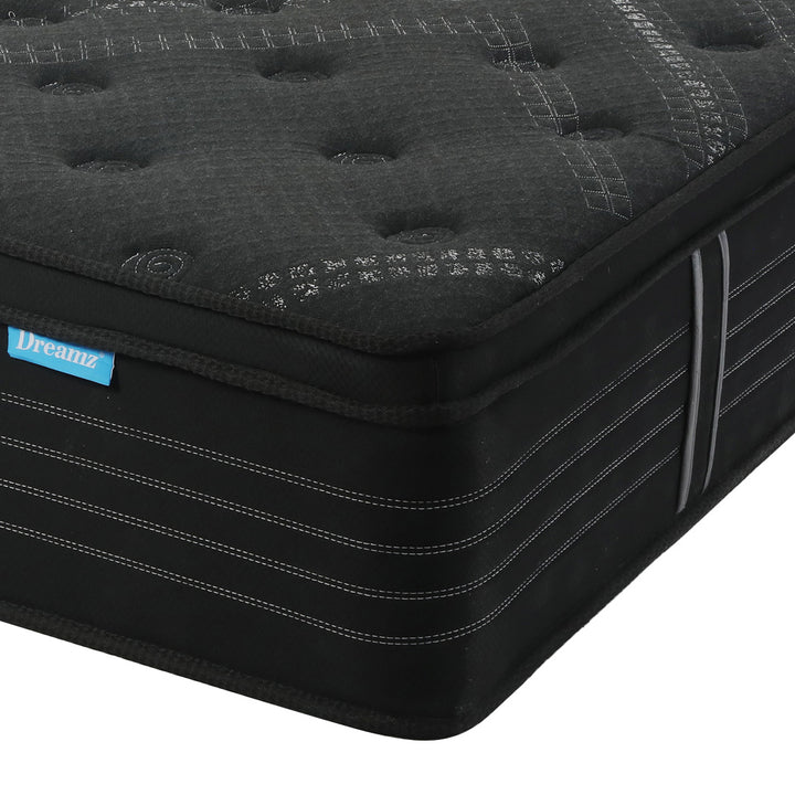 Spring Mattress Bed Pocket Egg Crate Foam Medium Firm Single Size 34cm
