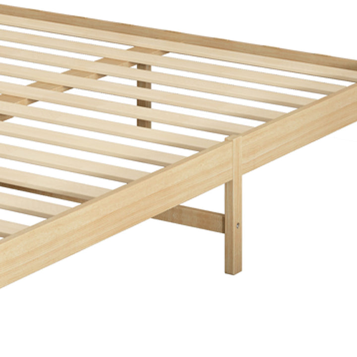 Levede Wooden Bed Frame Natural - Levede