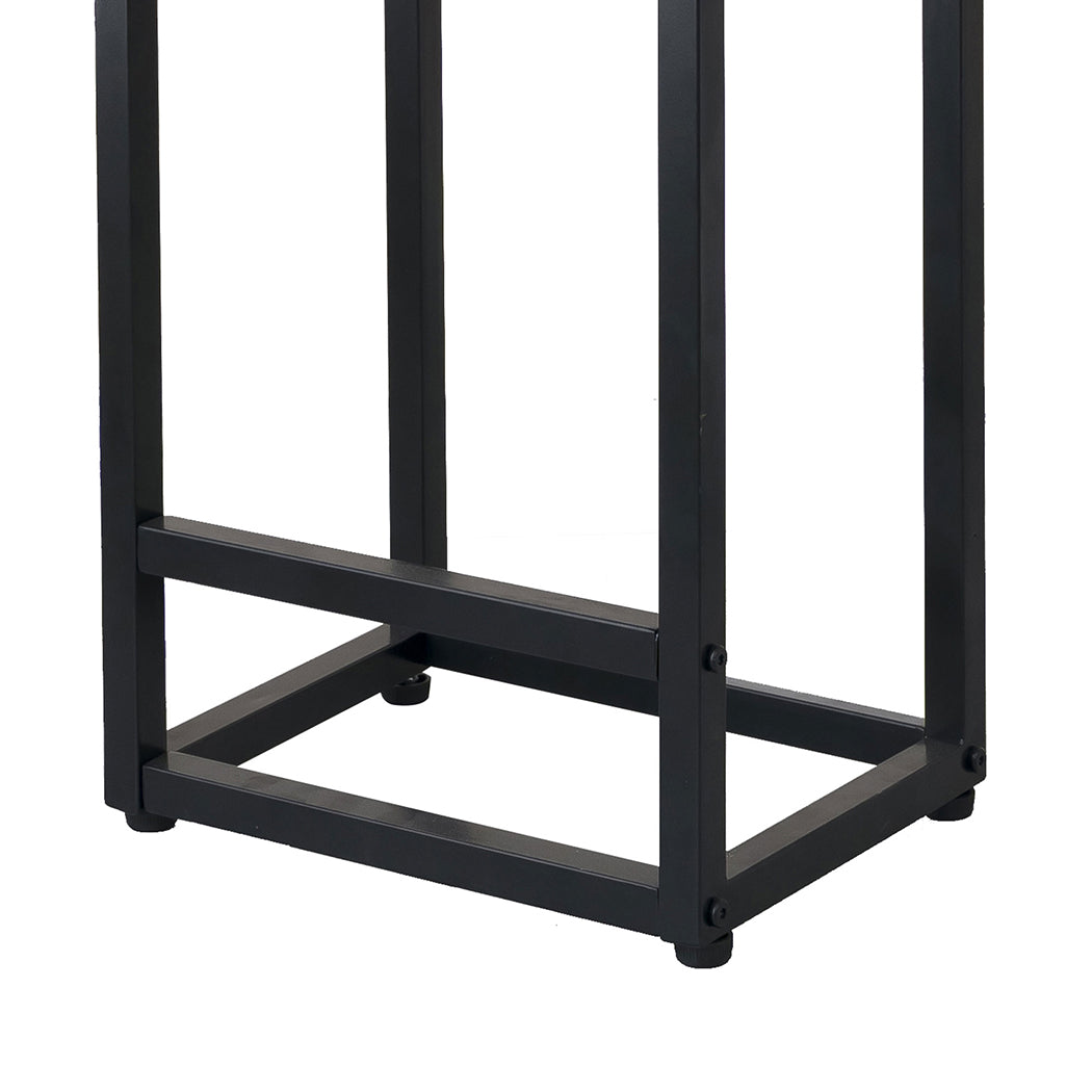 Levede 2X Bar Stools PU Leather Metal - Levede