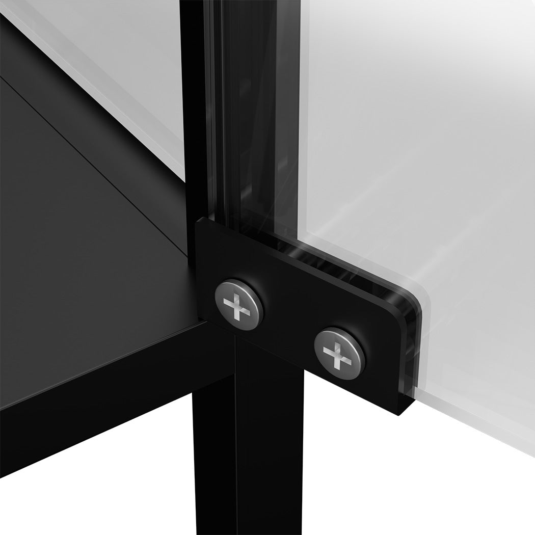 Tempered Glass LED Display Cabinet Steel Collections With RGB Light