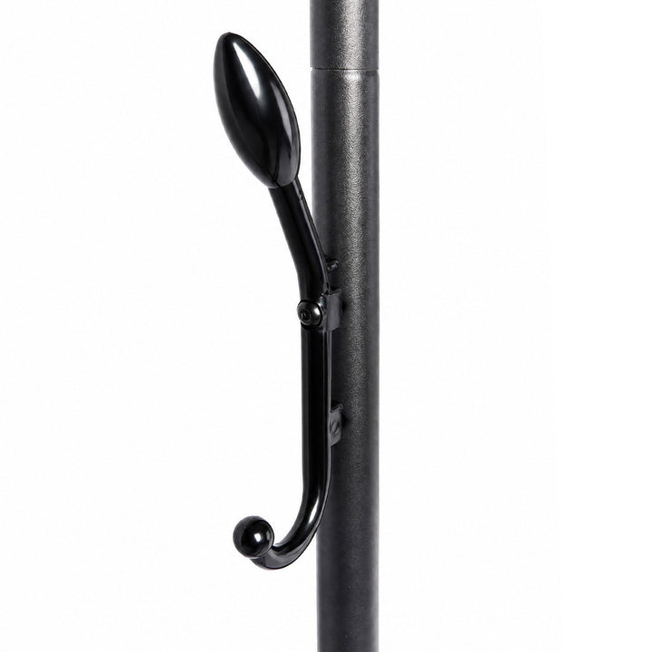 Clothes Rack Heavy Duty Garment Rack Carbon Steel 95kg Black