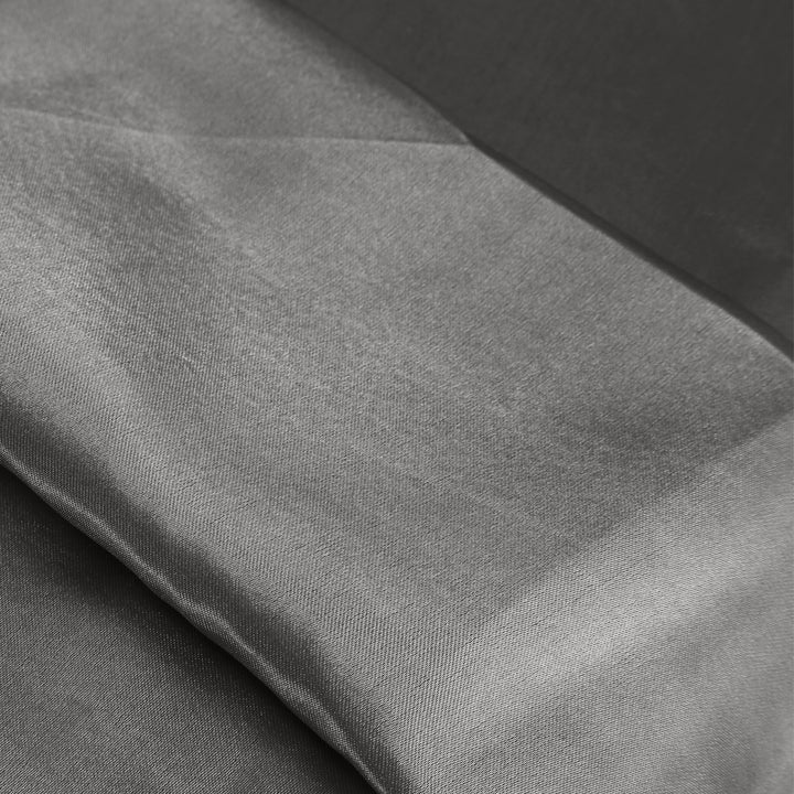 DreamZ Silky Satin Sheets Fitted Grey - Levede