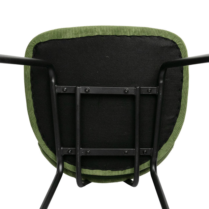 Levede 4x Dining Chairs Padded Seat Green - Levede