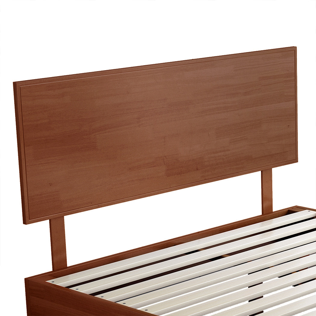 Levede Double & Queen Rubberwood Bed Frame - Levede